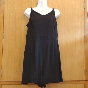 +SZ NWOT Torrid SZ 2 Romper, Sleeveless/ Black.